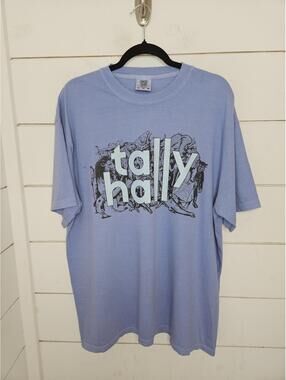 NWOT Tally Hall XL blue band tee shirt. Comfort colors brand